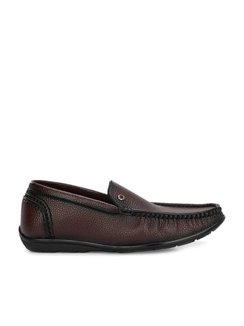 hitz men's brown casual loafers