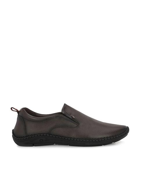 hitz men's brown casual loafers