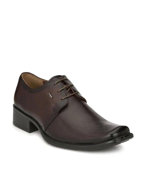 hitz men's brown derby shoes