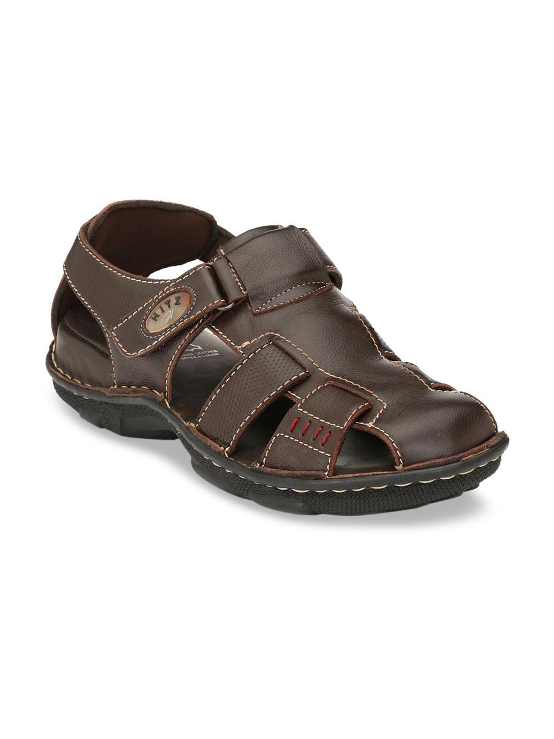 hitz men coffee brown sandals