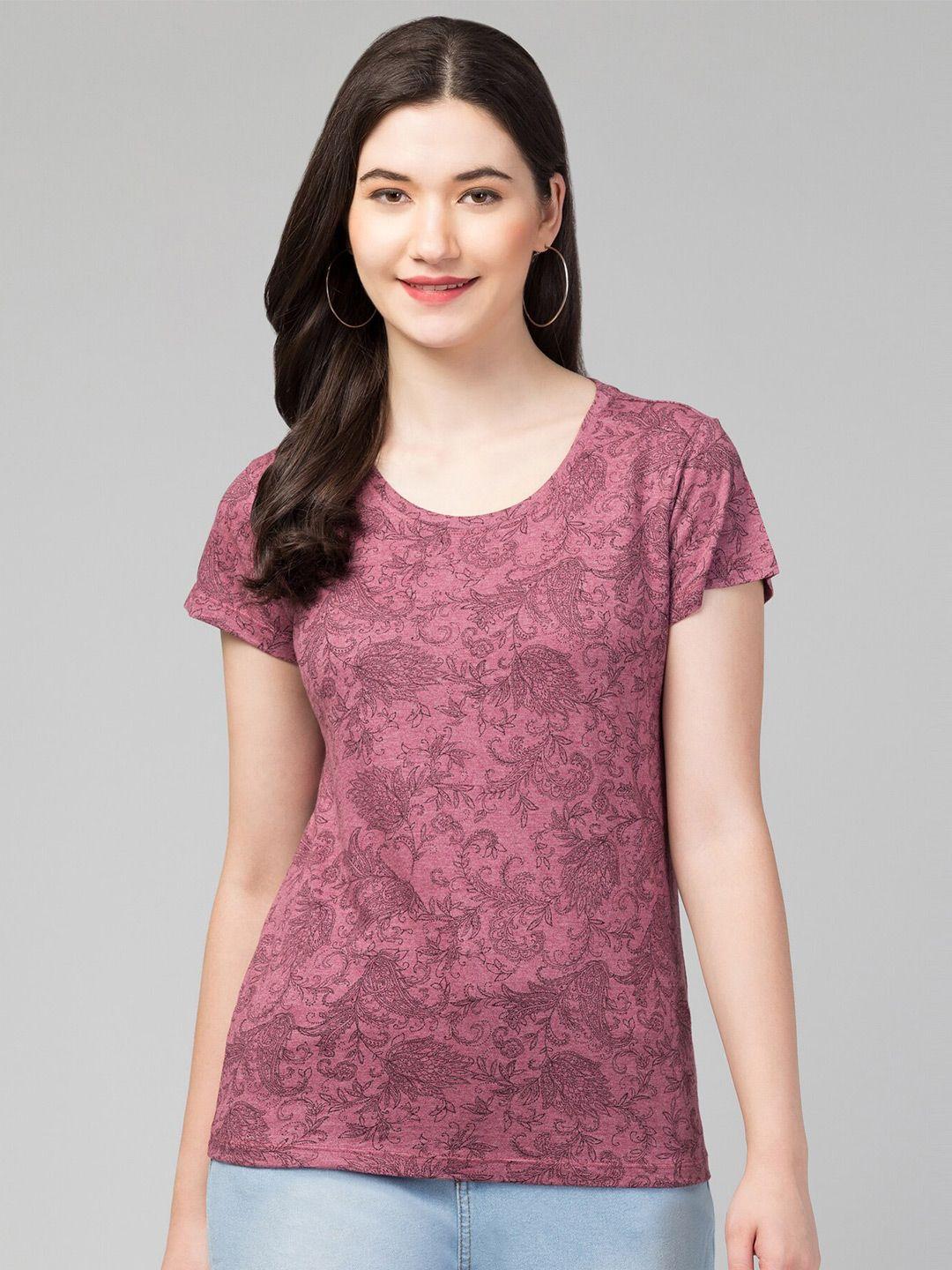 hive91 pink floral cotton top