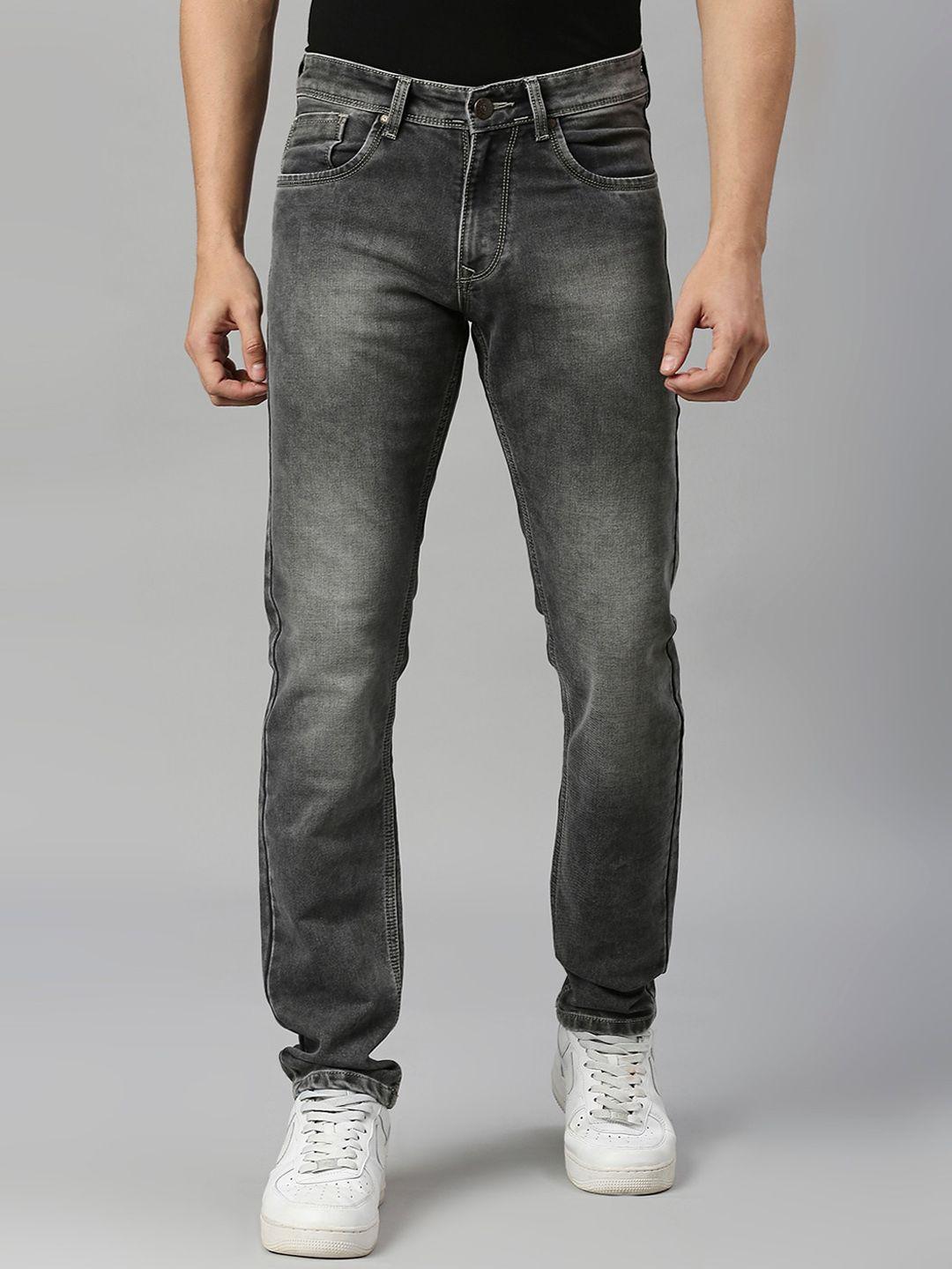 hj hasasi men relaxed fit heavy fade stretchable jeans