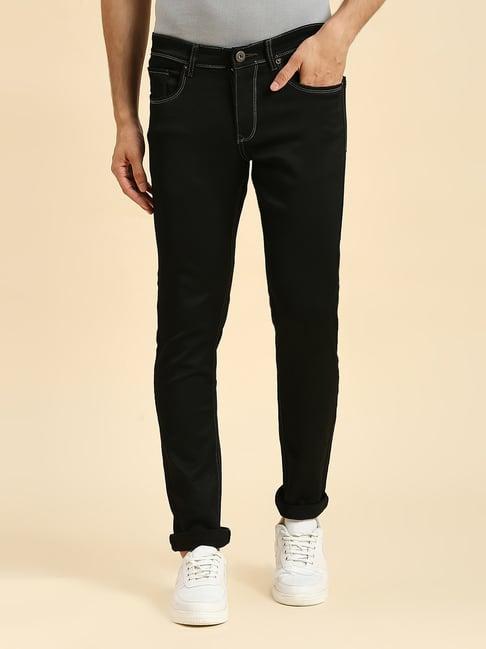 hj hasasi black slim fit stretchable jeans