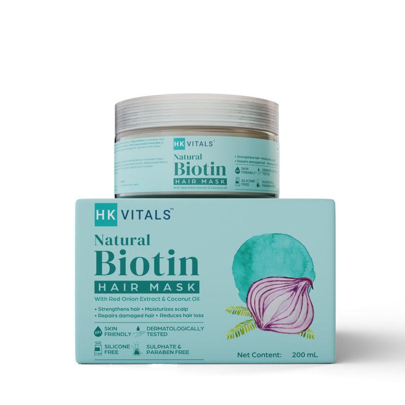 hk vitals by healthkart biotin hair mask with red onion extract & coconut oil, all hair types