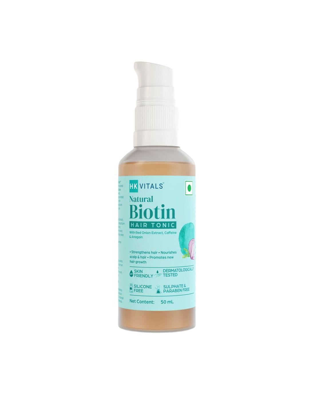 hk vitals by healthkart biotin hair tonic -nourishes hair & scalp