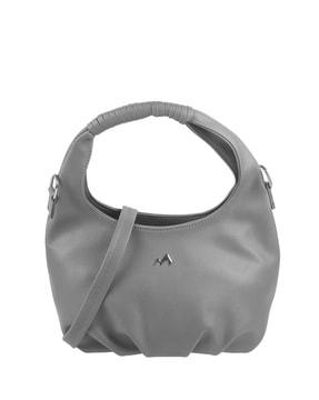 hobo bag with metal accent