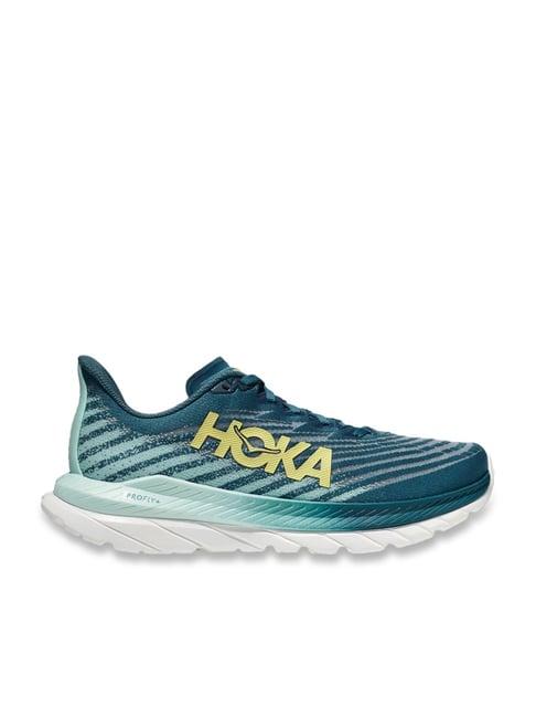 hoka men's blue running shoes