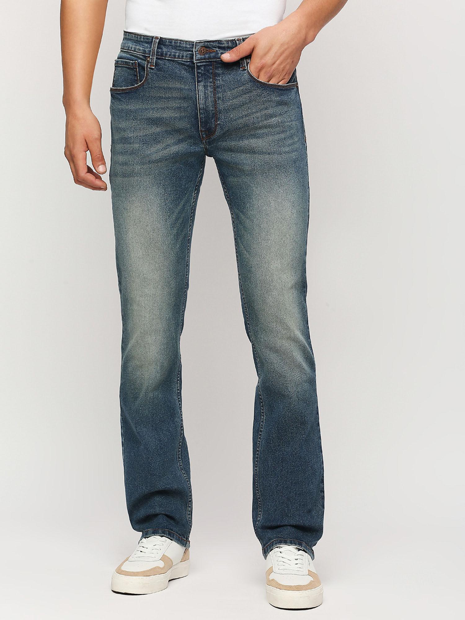 holborne regular fit mid waist straight leg jeans light blue