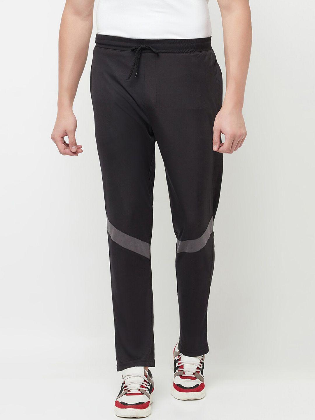 holdit men black solid track pants