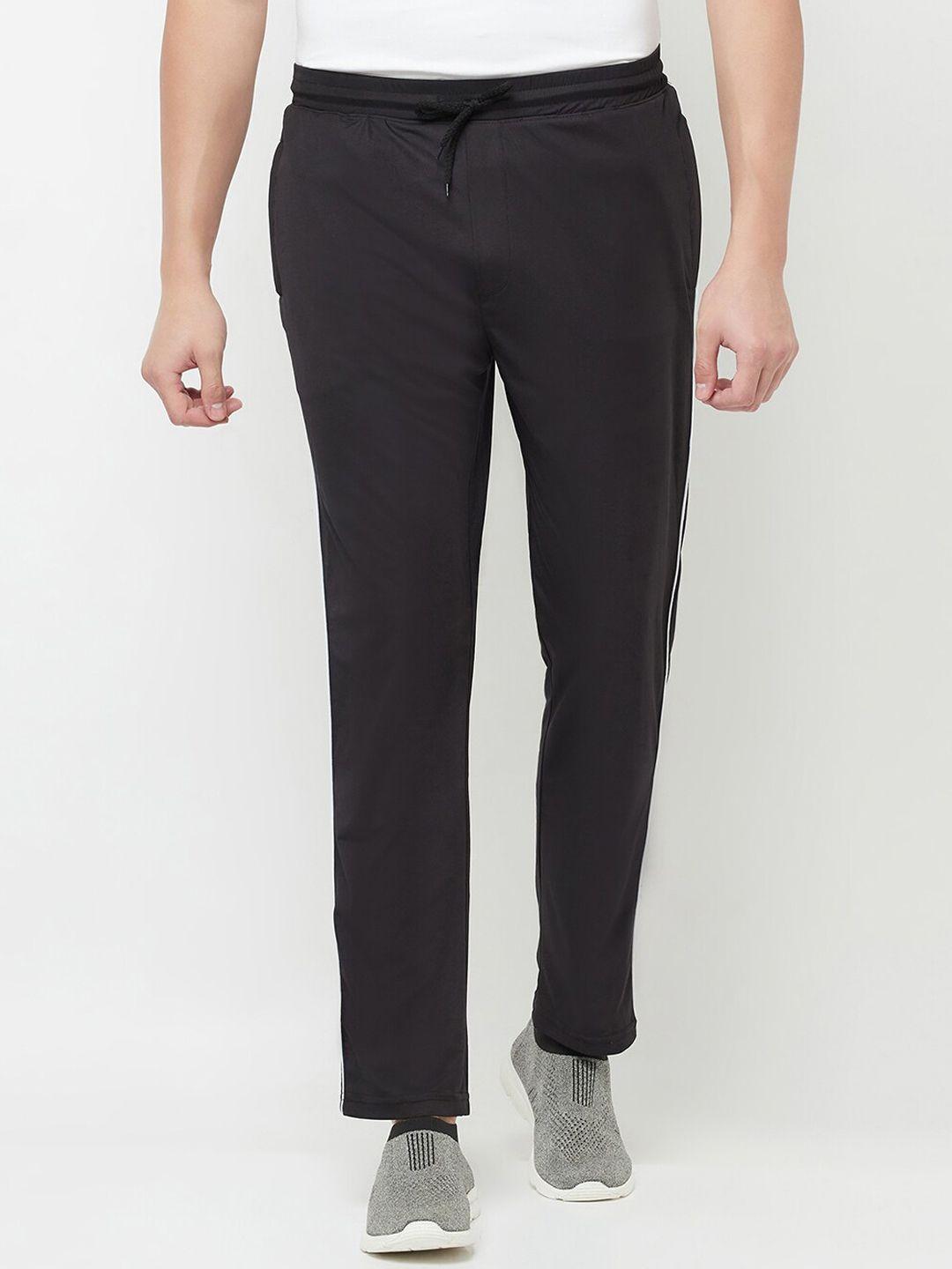 holdit men black solid track pants