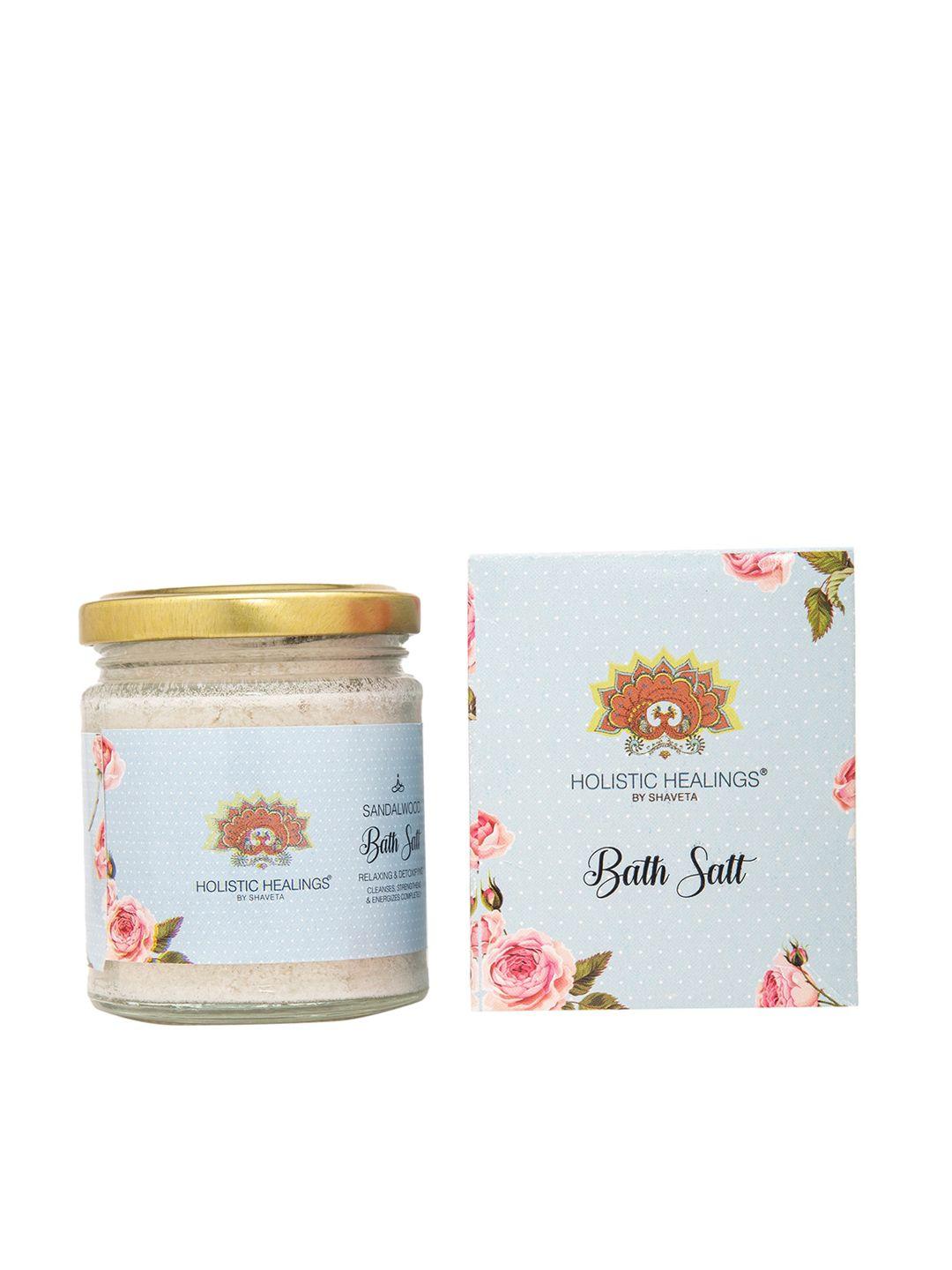 holistic healings by shaveta sandalwood relaxing & detoxifying bath salt 200gm