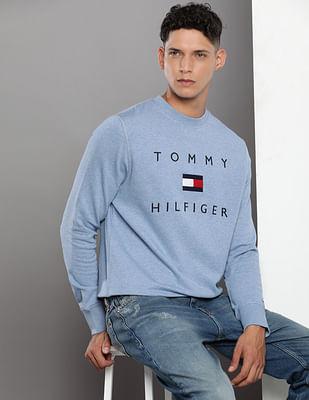 homage logo crew neck cotton sweatshirt