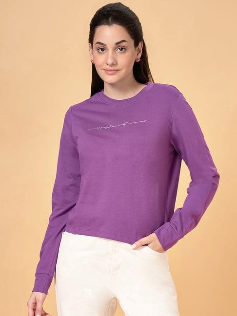 honey by pantaloons purple sweatshirt