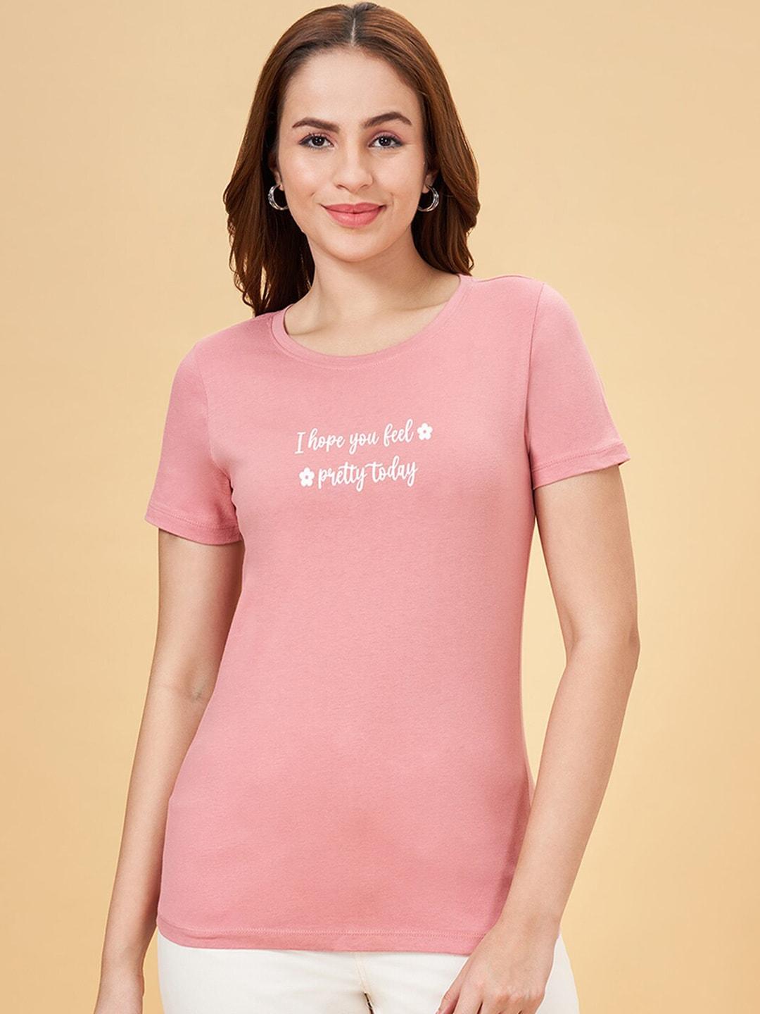 honey by pantaloons women typography t-shirt