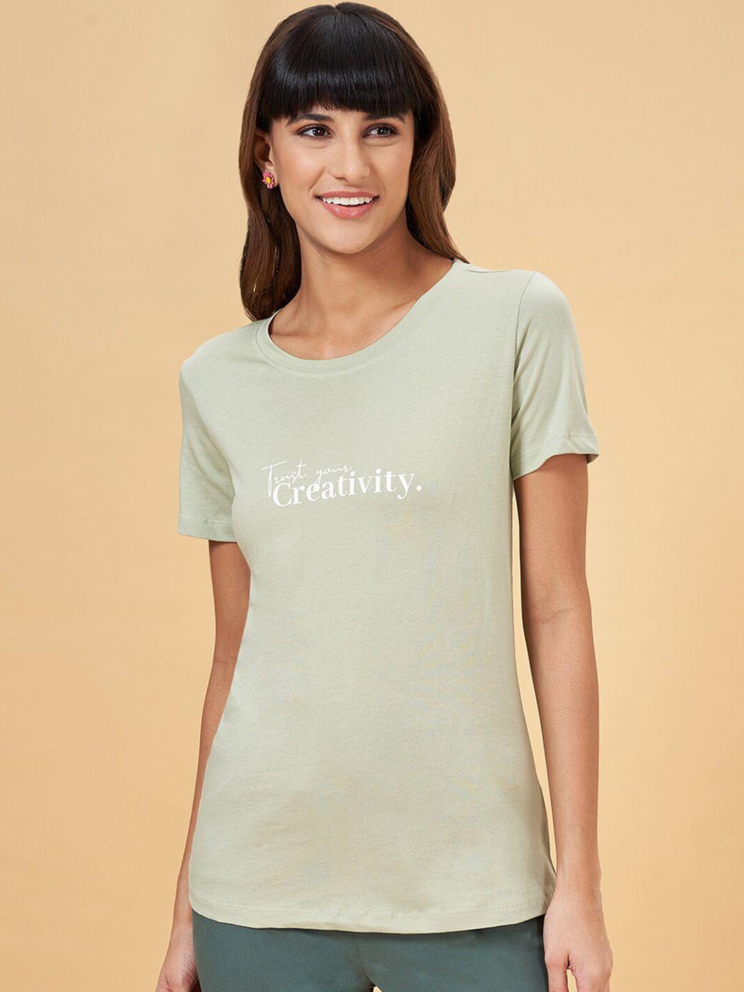 honey by pantaloons women typography t-shirt