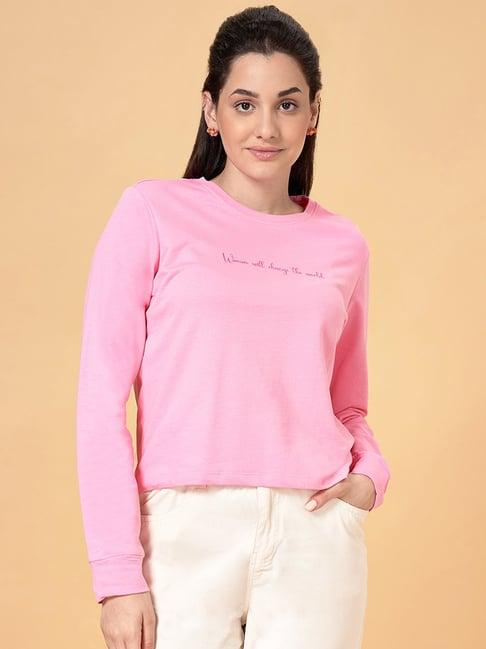 honey by pantaloons pink sweatshirt