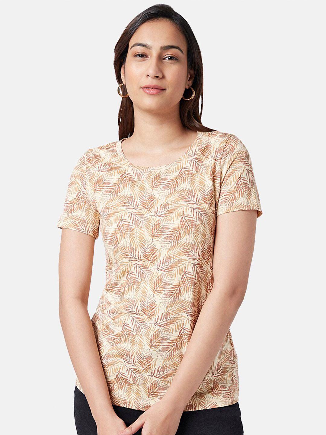 honey by pantaloons tropical printed cotton t-shirt