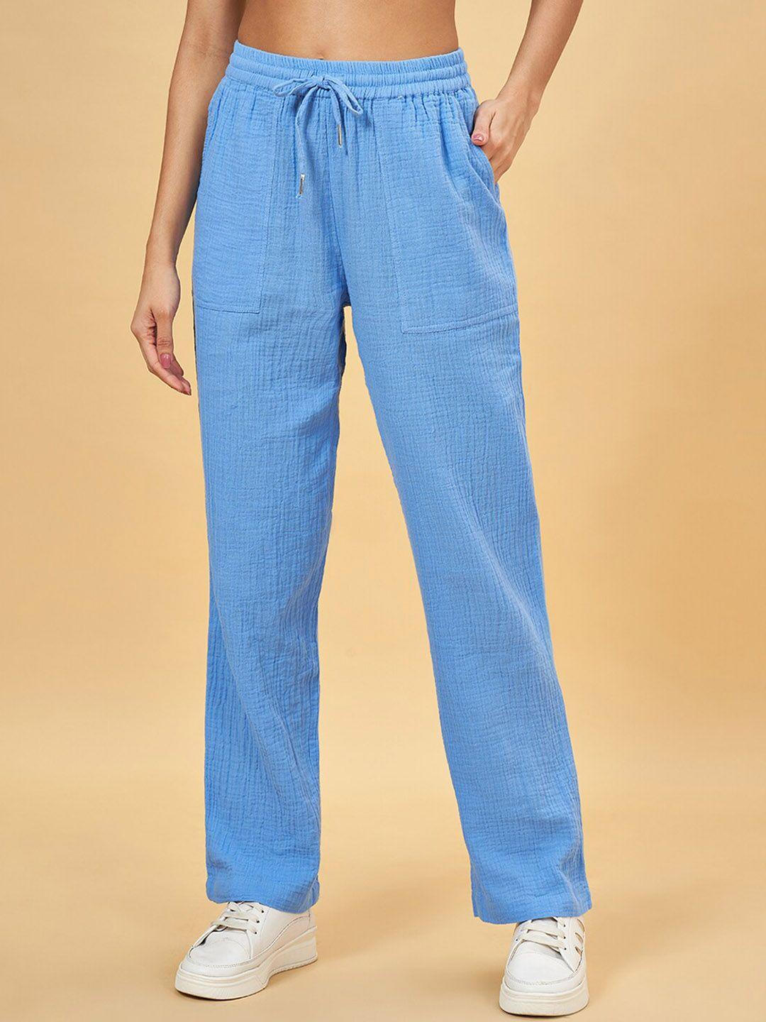 honey by pantaloons women high-rise trousers