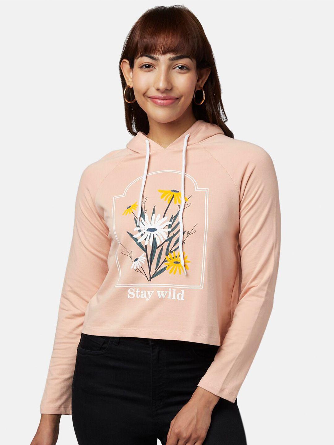 honey by pantaloons women pink printed sweatshirt