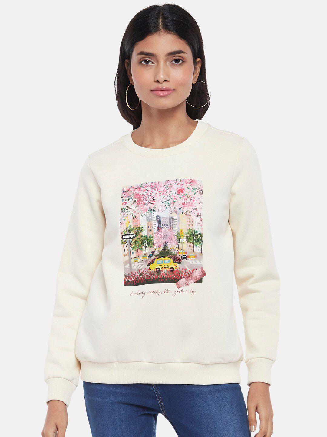 honey by pantaloons women printed sweatshirt