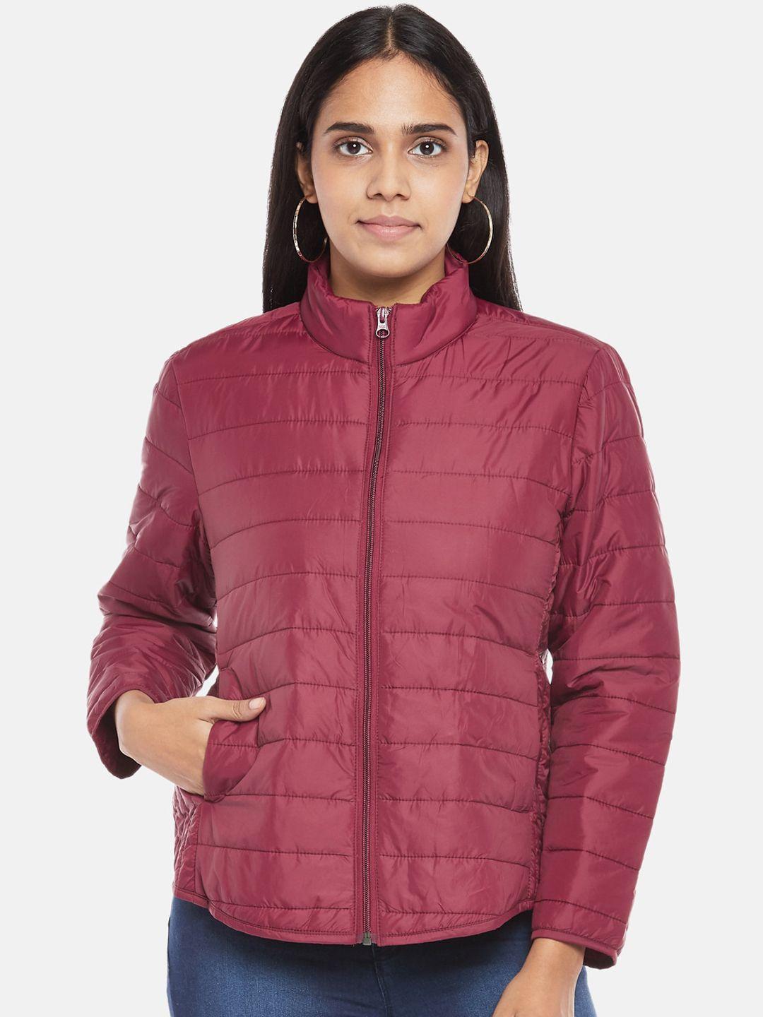 honey by pantaloons women red puffer jacket