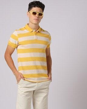 honeycomb structure y d polo t-shirt