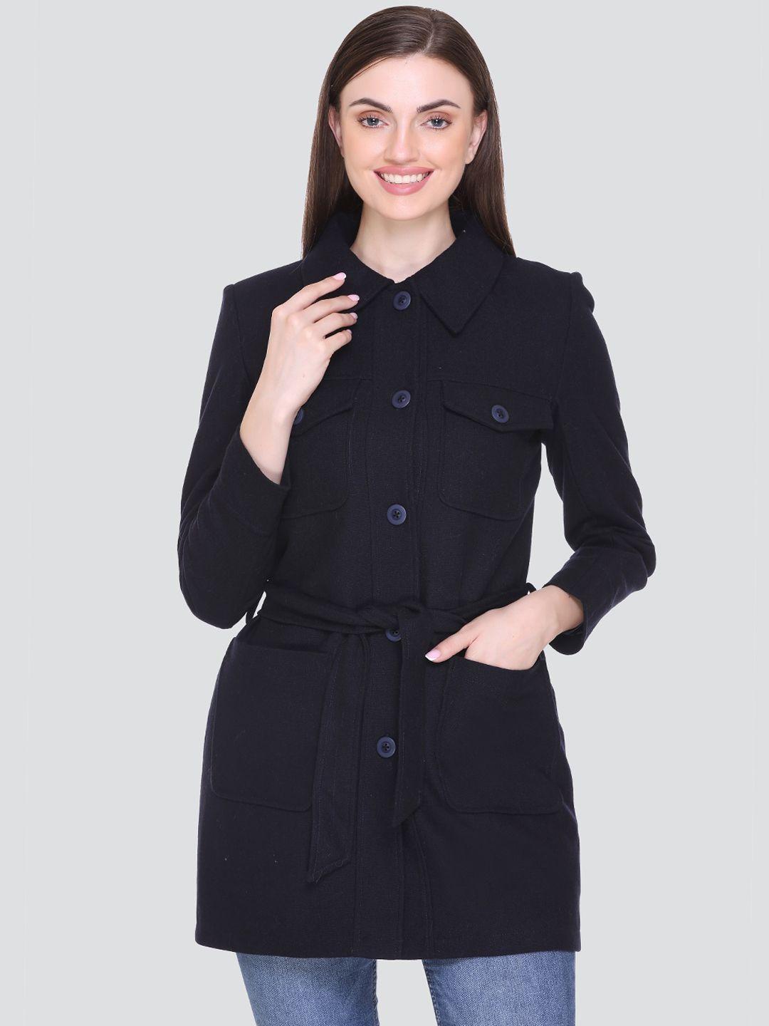 honnete women solid winter coat