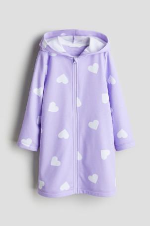 hooded dressing gown
