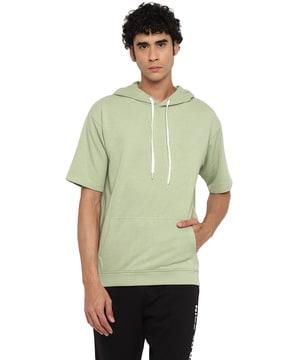 hooded sweatshirt with kangaroo pockets
