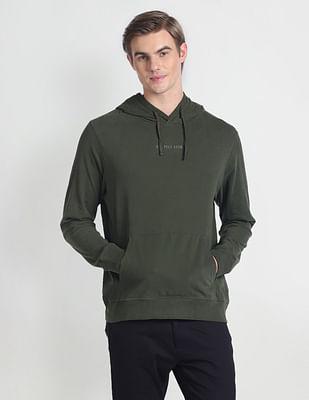 hooded long sleeve t-shirt