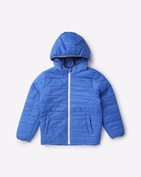 hooded puffer jacket