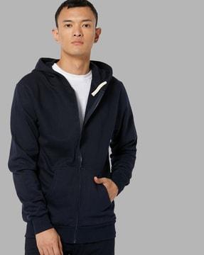 hooded sweatshirt with insert pockets