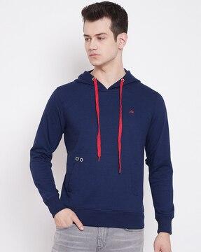 hooded sweatshirt with kangaroo pocket