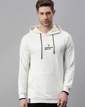 hooded sweatshirt with kangaroo pocket