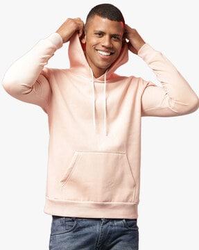 hooded sweatshirt with kangaroo pocket