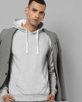 hooded sweatshirt with kangaroo pocket