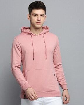 hooded sweatshirt with kangaroo pocket