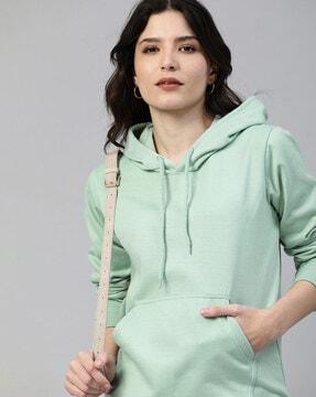 hooded sweatshirt with kangaroo pocket