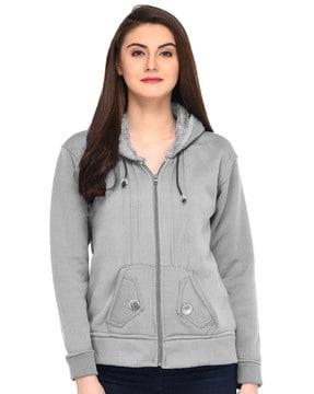 hooded sweatshirt with kangaroo pocket