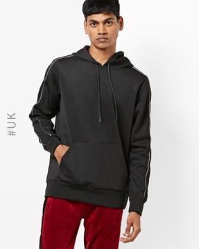 hooded sweatshirt with kangaroo pocket