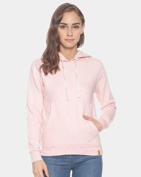 hooded sweatshirt with kangaroo pockets