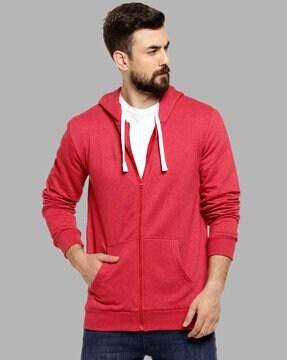 hooded sweatshirt with kangaroo pockets