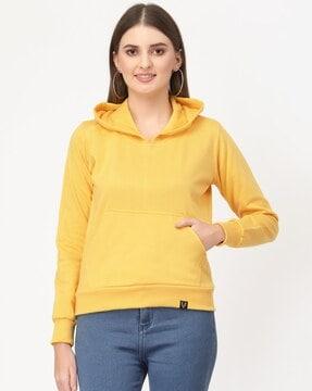 hooded sweatshirt with kangaroo pockets