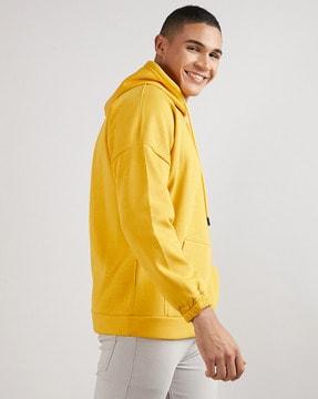 hooded sweatshirt with kangaroo pockets