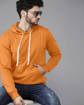 hooded sweatshirt with kangaroo pockets