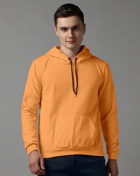 hooded sweatshirt with kangaroo pockets