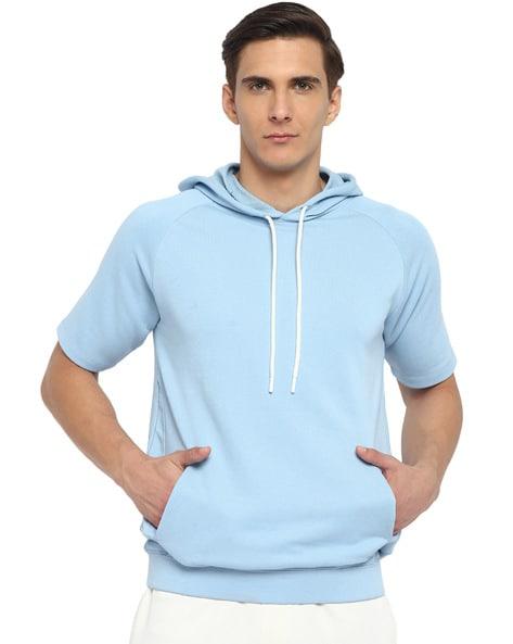hooded t-shirt with kangaroo pocket