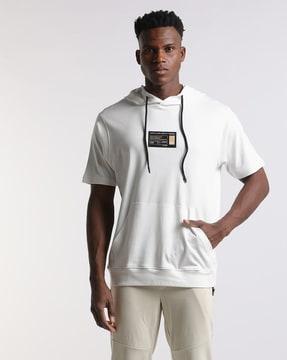 hooded t-shirt with kangaroo pocket