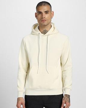 hoodie with kangaroo pockets & drawstring