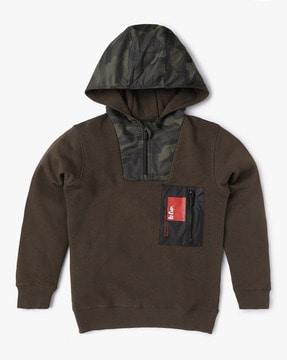 hoodie with zip pocket